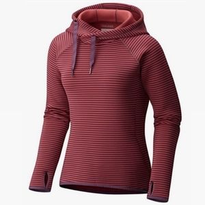Columbia Performance Hoodie OMNI-WICK Body-mapping Seam Lines & Thumb Holsters